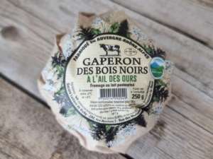 Gaperon des bois noirs à l'ail des ours 250g