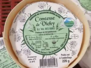 Comtesse de Vichy à l'ail des ours 220 g