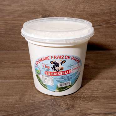Fromage frais de vache faisselle 1kg