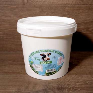 Fromage frais de vache battu 2kg
