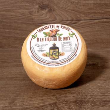 Tommette de vache à la liqueur de noix 500g